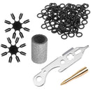 XQ Max Dartset - 146pcs - Shafts - Flights - O-ringen - Dartslijper - Flightsbeschermers - Tools