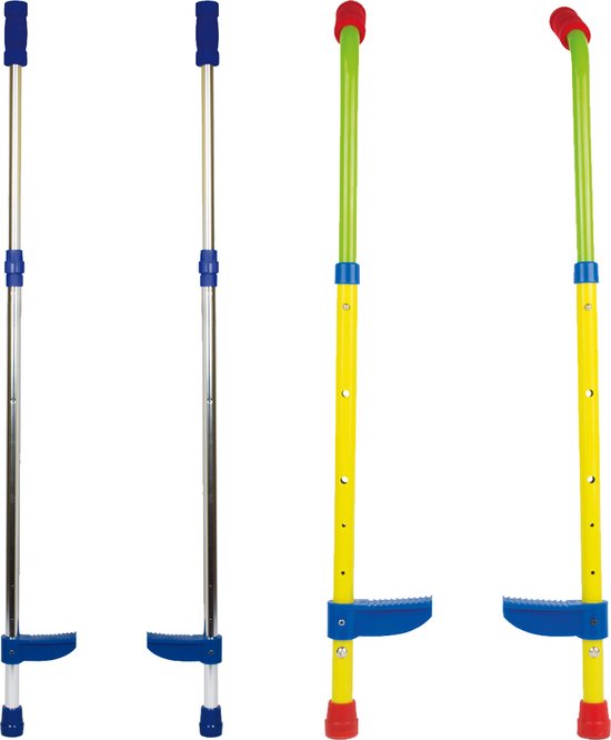 Small Foot Metalen Stelten - Set van 2 - Blauw & Multikleur (Groen, Geel, Blauw en Rood) - Geschikt