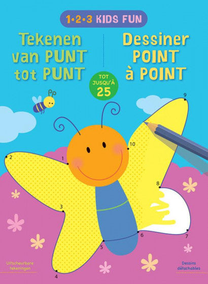 1-2-3 Kids Fun - Tekenen van punt tot punt (tot 25)