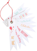 Verjaardag wens cadeau-etiketten