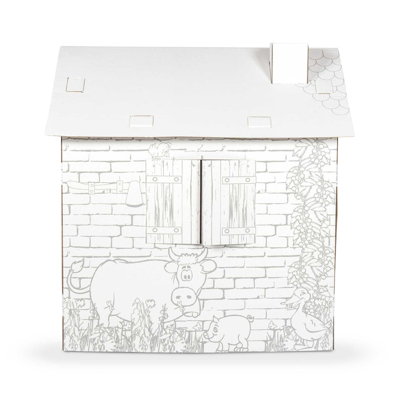Small Foot - Kartonnen Speelhuis Boerderij, 87x71x88cm