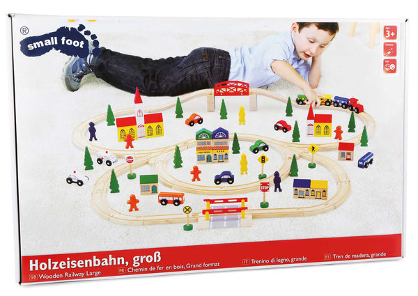 Houten spoorweg, groot