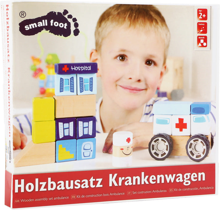 Ambulance houten bouwpakket