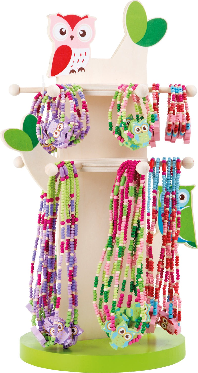 Juwelen met Uilendisplay