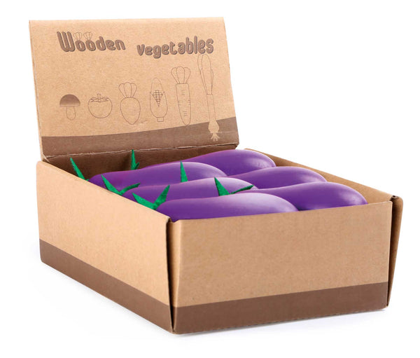 Houten Aubergine Display