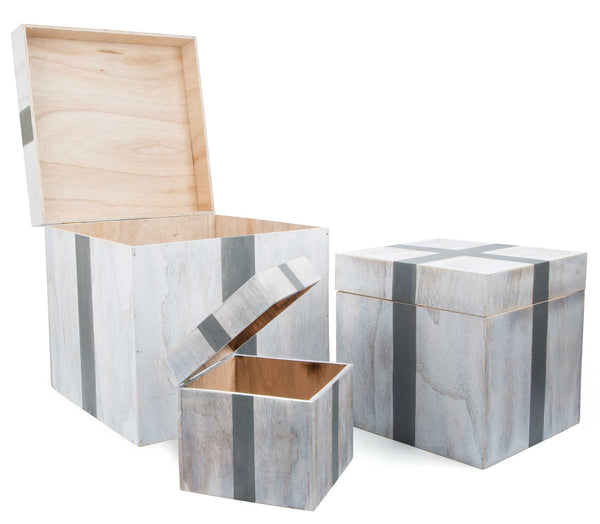 Houten kist geschenk