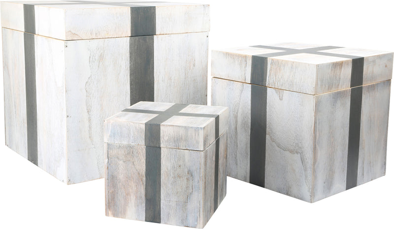 Houten kist geschenk
