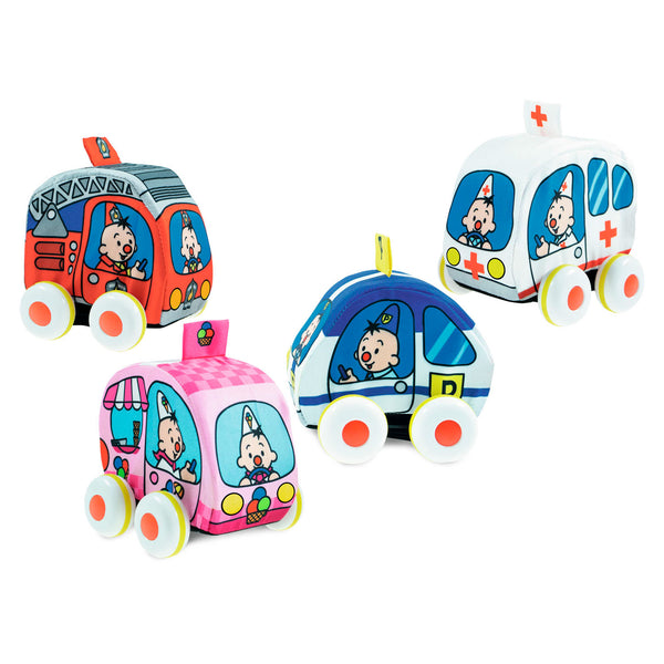 Bumba Pull back Auto's, 4st.