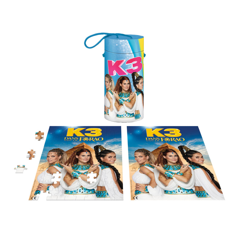 posterpuzzel K3 Dans Van De Farao meisjes karton