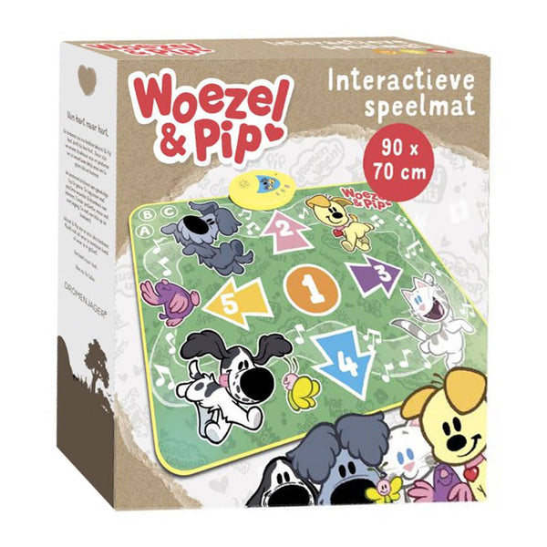 Woezel En Pip Interactieve Speelmat 90x70 cm