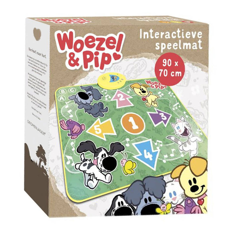Woezel En Pip Interactieve Speelmat 90x70 cm