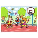 Puzzel Bumba basketbal: 9 stukjes (MEBU00004600)