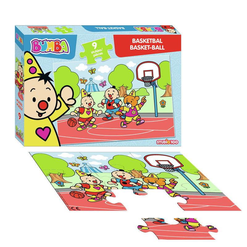 Puzzel Bumba basketbal: 9 stukjes (MEBU00004600)