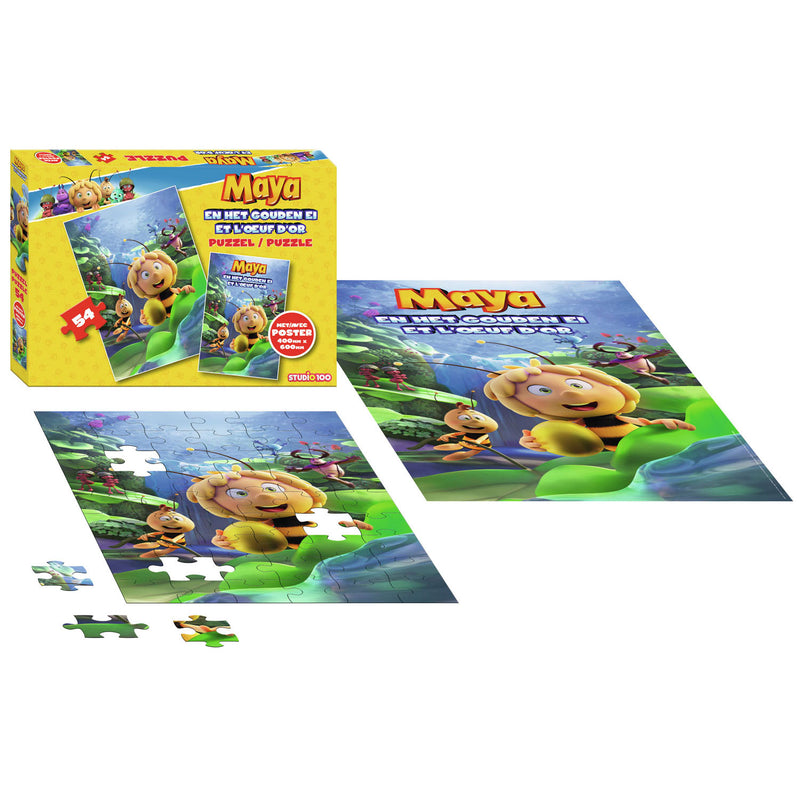 Maya de Bij Puzzel met Poster