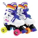 K3 Rolschaatsen Maat 26-29 Wit/Regenboog
