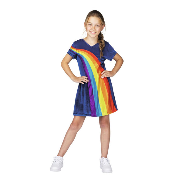 K3 Verkleedjurk Regenboog - 6-8 jaar