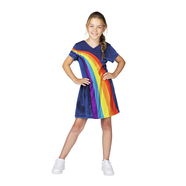 K3 Verkleedjurk Regenboog - 9-11 jaar