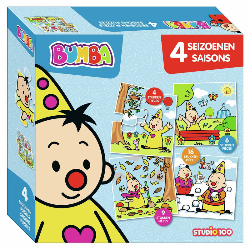 Bumba 4in1 Puzzel 4 Seizoenen 4-16 Stukjes