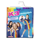K3 Regenboog Verkleedjurk 9-11 Jaar Blauw