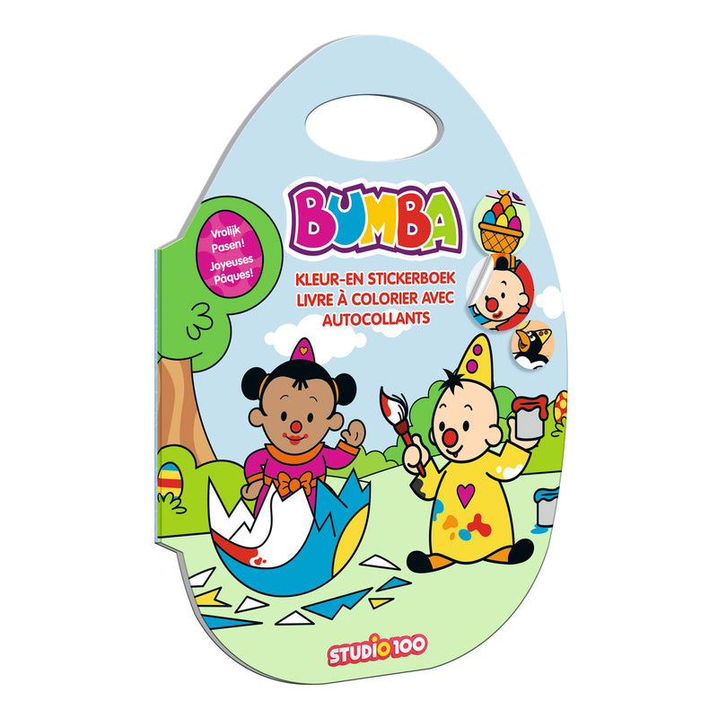 Bumba Kleur- en Stickerboek Pasen