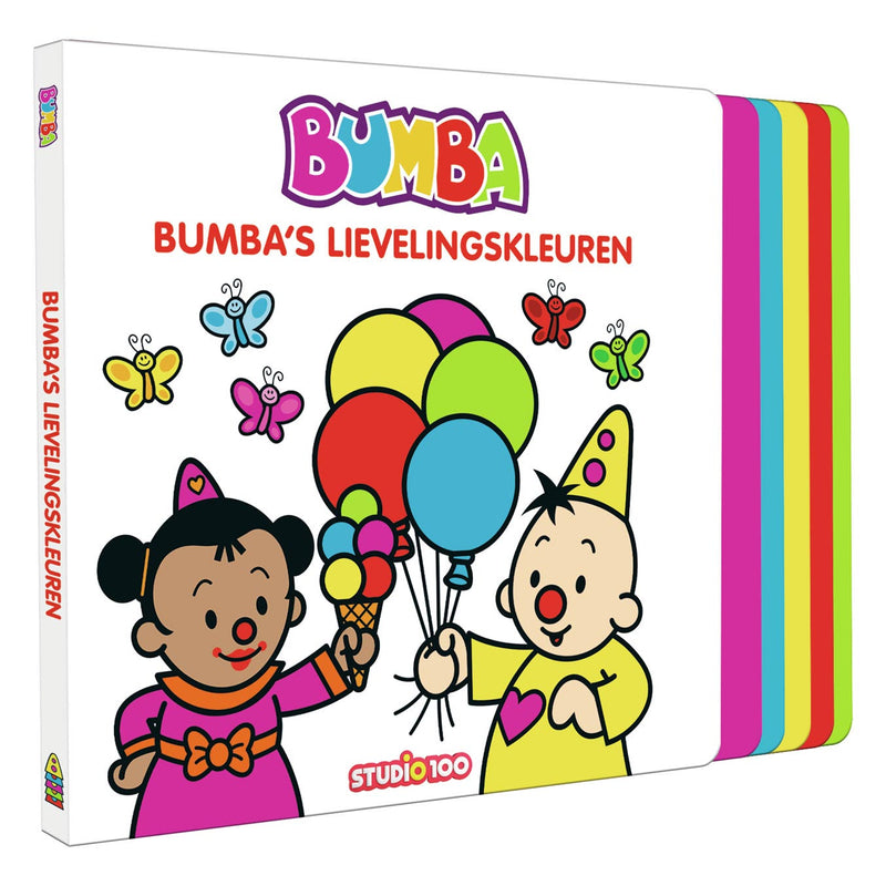 Bumba Kartonboek met trapjes - Bumba's lievelingskleuren