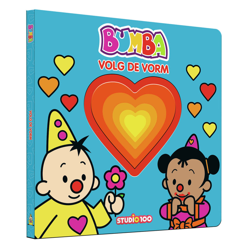 Bumba Kartonboek met Sporen - Volg de vorm