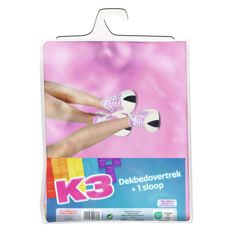 K3 Dekbedovertrek 3 Biggetjes, 140x200cm