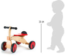 Small Foot - Houten Loopfiets Racer Rood
