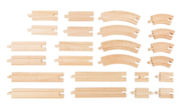 Treinsporen, set van 24