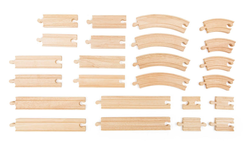 Treinsporen, set van 24