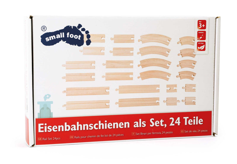 Treinsporen, set van 24