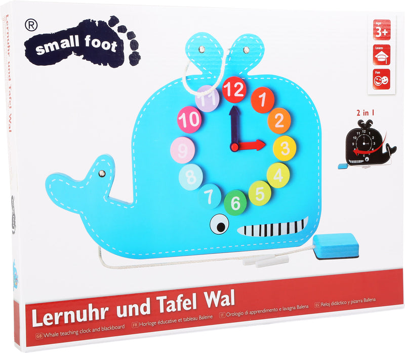 Leerklok en Blackboard Walvis