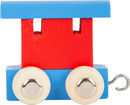 Koets Letter Trein Rood & Blauw