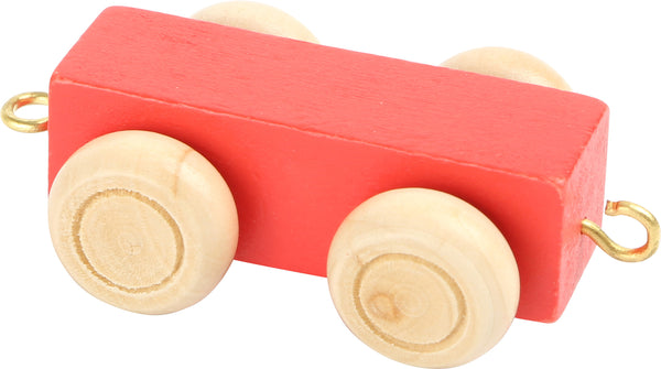 Aanhangwagen Brief Trein Rood