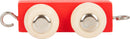 Small Foot - Houten Lettertrein Trailer Rood - 12 stuks