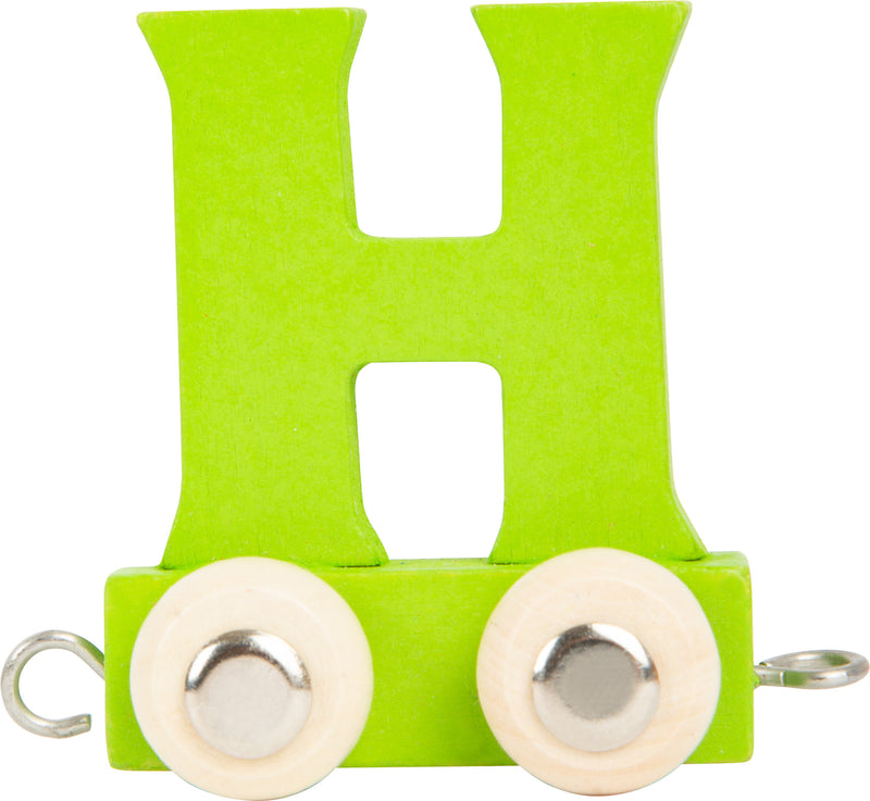 Gekleurde lettertrein H