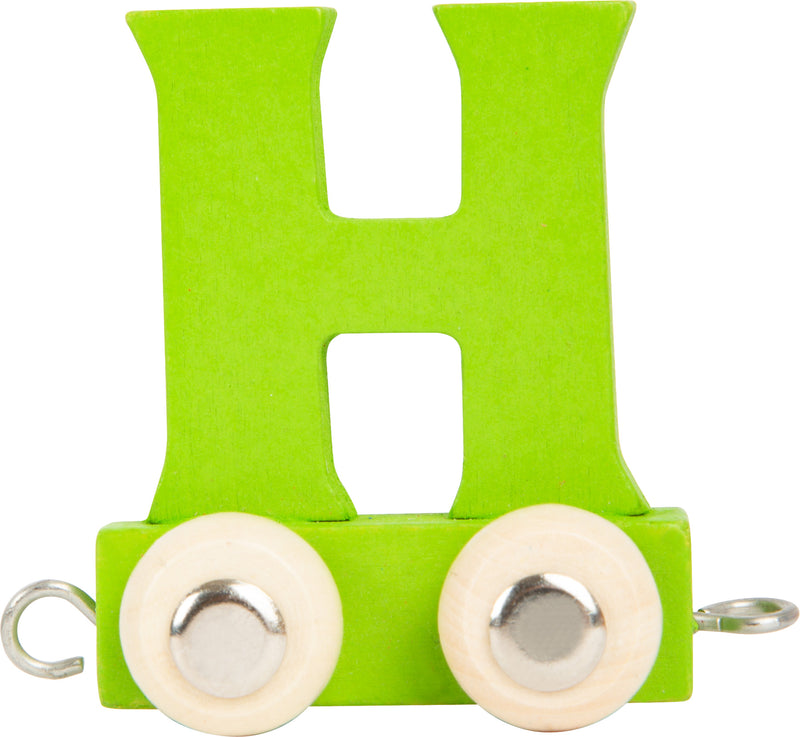 Gekleurde lettertrein H