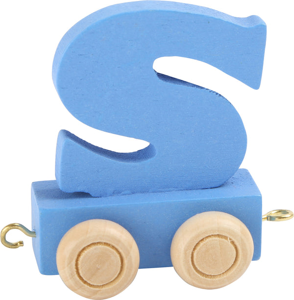Gekleurde letter trein S