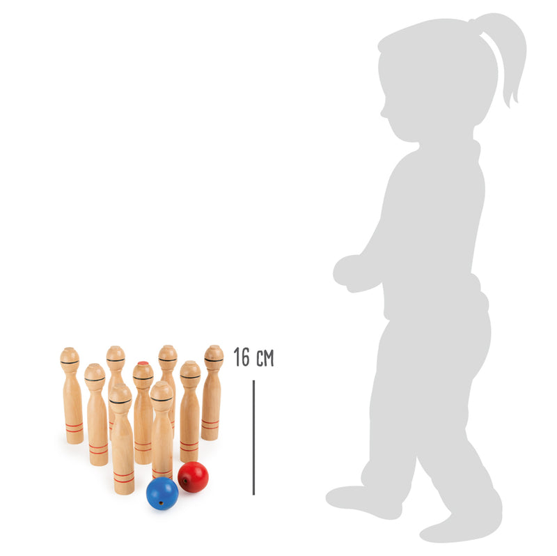 Small Foot - Houten Kegelspel, 11dlg.