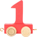 Gekleurde Nummers Trein 1