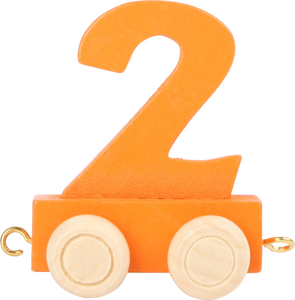 Gekleurde Nummers Trein 2