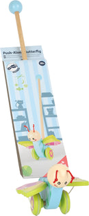 stokroller vlinder hout 61 cm