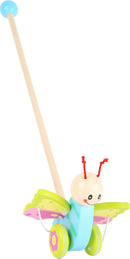 stokroller vlinder hout 61 cm