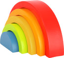 Small Foot - Houten Bouwblokken Regenboog, 5dlg.