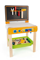 Kinderwerkbank met tekentafel