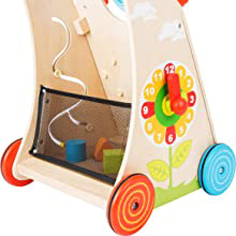 Small Foot - Houten Baby Walker Loopwagen Kleurrijk