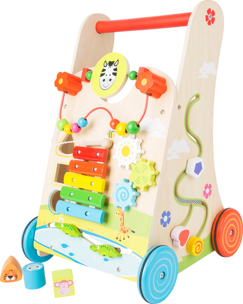 Small Foot - Houten Baby Walker Loopwagen Kleurrijk