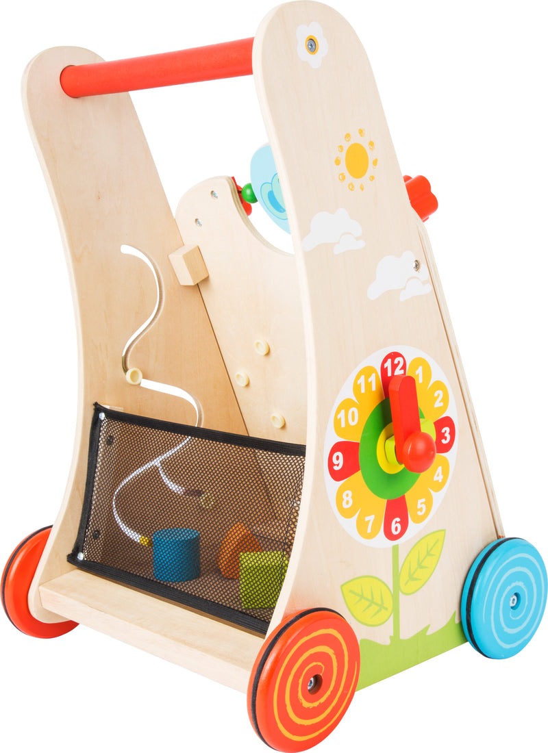 Small Foot - Houten Baby Walker Loopwagen Kleurrijk