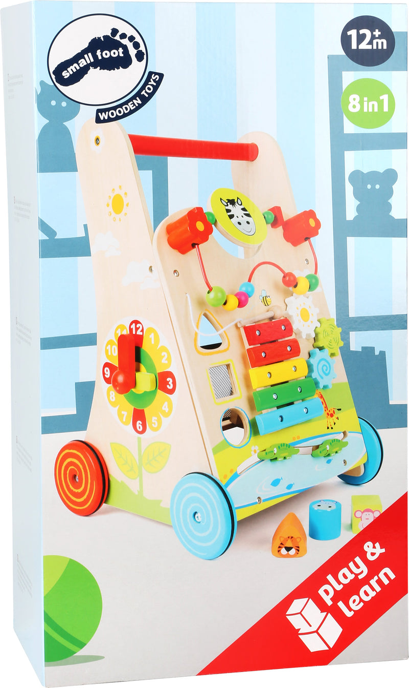 Small Foot - Houten Baby Walker Loopwagen Kleurrijk