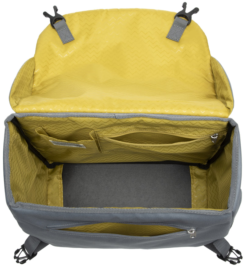Enkele fietstas New Looxs Mondi Joy Single 18,5 liter 36 x 16 x 32 cm - quilted grey